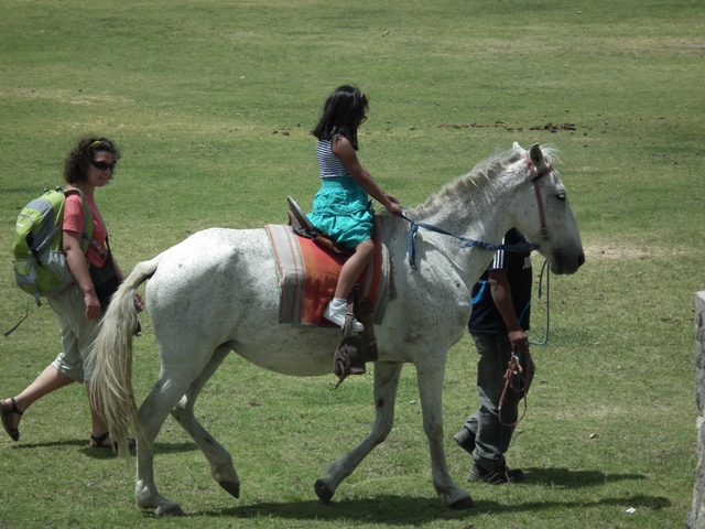 Maria Pilar a cavallo